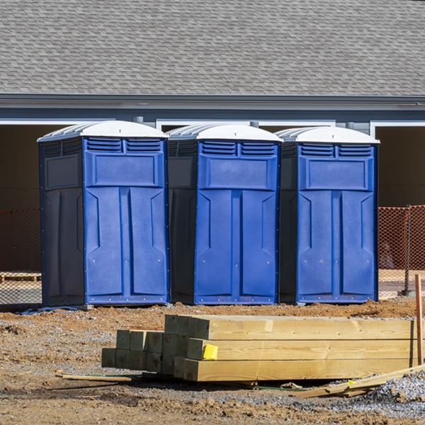 what is the cost difference between standard and deluxe porta potty rentals in Tyner North Carolina